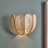 Temple &amp; Webster Vernon Jute Wall Sconce