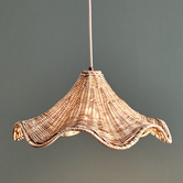 Temple &amp; Webster Mabel Rattan Pendant Light
