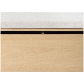 Temple &amp; Webster Rupert Boucle Storage Ottoman Bench