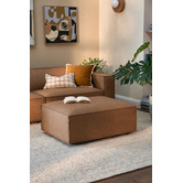 Temple &amp; Webster Russo Faux Leather Ottoman