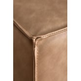 Temple &amp; Webster Russo Faux Leather Ottoman