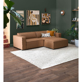 Temple &amp; Webster Russo Faux Leather Ottoman