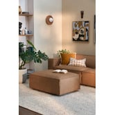 Temple &amp; Webster Russo Faux Leather Ottoman