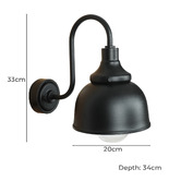 Temple &amp; Webster Everly Outdoor Wall Light