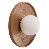 Temple &amp; Webster Riley Travertine-Look Wall Sconce