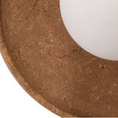 Temple &amp; Webster Riley Travertine-Look Wall Sconce