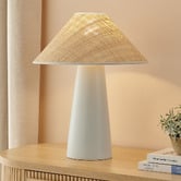 Temple &amp; Webster Lilly Ceramic Table Lamp