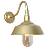 Temple &amp; Webster Melrose Gooseneck Outdoor Wall Light