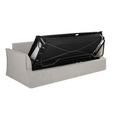 Temple &amp; Webster Softy Premium 3 Seater Queen Slipcover Sofa Bed