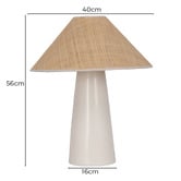 Temple &amp; Webster Lilly Ceramic Table Lamp