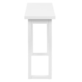 Temple &amp; Webster Ski-Leg Oak Wood Console Table