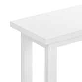 Temple &amp; Webster Ski-Leg Oak Wood Console Table