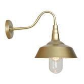 Temple &amp; Webster Melrose Gooseneck Outdoor Wall Light