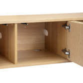Temple &amp; Webster Hayley Curved Wall-Mounted TV Unit
