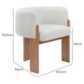 Temple &amp; Webster Benji Upholstered Dining Chair