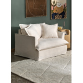 Temple &amp; Webster Softy Premium Oversized SIipcover Armchair