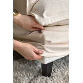 Temple &amp; Webster Softy Premium Oversized SIipcover Armchair