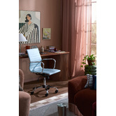 Temple &amp; Webster Eames Replica Faux Leather Office Chair