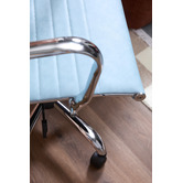 Temple &amp; Webster Eames Replica Faux Leather Office Chair