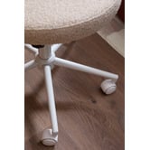 Temple &amp; Webster Beige Conrad Boucle Office Chair