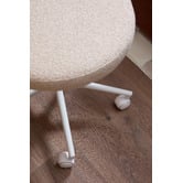 Temple &amp; Webster Beige Conrad Boucle Office Chair
