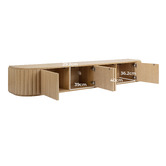 Temple &amp; Webster Hayley Curved Wall-Mounted TV Unit