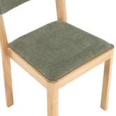 Temple &amp; Webster Alex Solid Oak Wood Dining Chairs
