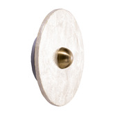 Temple &amp; Webster Hector Capiz Shell LED Wall Sconce