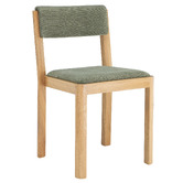 Temple &amp; Webster Alex Solid Oak Wood Dining Chairs