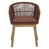 Temple &amp; Webster Laguna Rope Outdoor Dining Chair