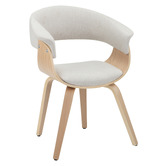 Temple &amp; Webster Bentwood Upholstered Dining Chairs
