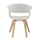 Temple &amp; Webster Bentwood Upholstered Dining Chairs