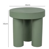 Temple &amp; Webster Makkari Polystone Outdoor Side Table