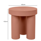 Temple &amp; Webster Makkari Polystone Outdoor Side Table