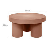 Temple &amp; Webster Makkari Polystone Outdoor Coffee Table
