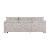 Temple &amp; Webster Frida 4 Seater Queen Sofa Bed with Reversible Chaise