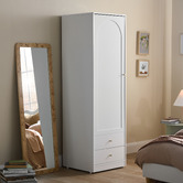 Temple &amp; Webster Gina 1 Door 2 Drawer Wardrobe