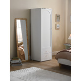 Temple &amp; Webster Gina 1 Door 2 Drawer Wardrobe