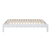 Temple &amp; Webster Evelyn Wavy Pine Wood Bed Base