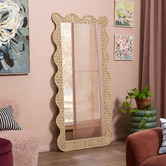 Temple &amp; Webster Lucia Wavy Full Length Mirror