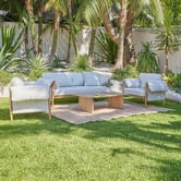 Temple &amp; Webster 5 Seater Avoca Outdoor Lounge Set