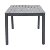 Temple &amp; Webster 6 Seater Kamari Aluminium Outdoor Dining Table