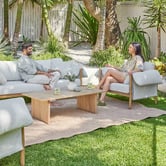 Temple &amp; Webster 5 Seater Avoca Outdoor Lounge Set