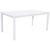 Temple &amp; Webster 6 Seater Kamari Aluminium Outdoor Dining Table