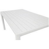Temple &amp; Webster 6 Seater Kamari Aluminium Outdoor Dining Table