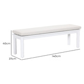 Temple &amp; Webster 2 Seater Kamari Outdoor Dining Bench