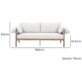 Temple &amp; Webster 5 Seater Avoca Outdoor Lounge Set