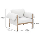 Temple &amp; Webster 5 Seater Avoca Outdoor Lounge Set