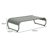 Temple &amp; Webster Shore Aluminium Coffee Table