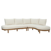 Temple &amp; Webster 6 Seater Killcare Outdoor Modular Corner Sofa